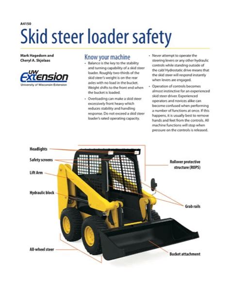 skid steer loader safety test|skid steer safety manual.